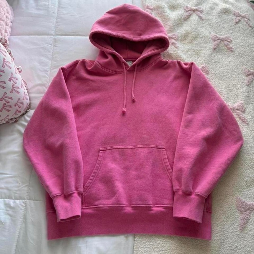 Aritzia Pink Cosmo Boyfriend‎ Fit Hoodie - Picture 6 of 8